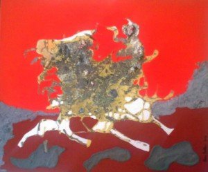 Gloria Baldazzi - Cecrope - tecnica mista su tela - 2013 - 60x70