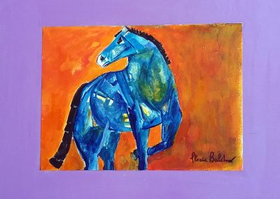 Cavallo blu